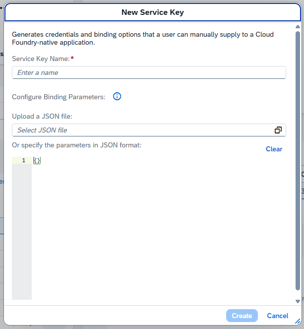 SAP BTP ABAP environment Service Key作成