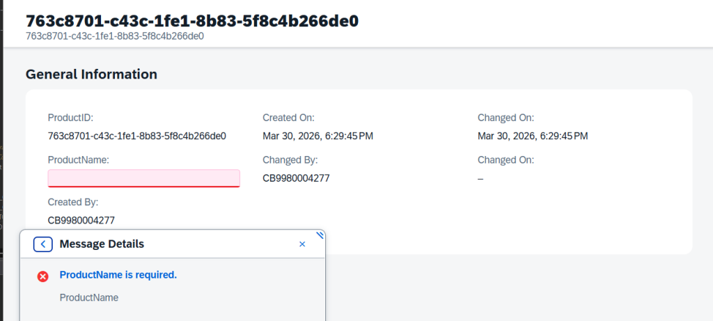 RAP Validation Check